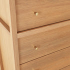 Commode 5 tiroirs en bouleau 107 cm