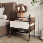 Chevet italien light luxury avec façade acrylique