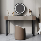 Coiffeuse plateau marbre et miroir lumineux