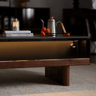 Table basse surbaissée avec éclairage intégré