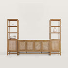 Ensemble meuble TV 173 cm et colonne assortie