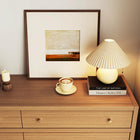 Commode 6 tiroirs en noyer 163 cm