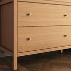 Commode 6 tiroirs en noyer 163 cm