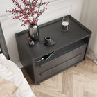 Table de chevet 2 tiroirs avec prises et USB intégrés