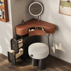 Coiffeuse d'angle avec grand tiroir