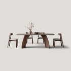 Table à manger rectangulaire, plateau grès cérame