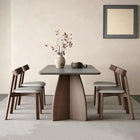 Table à manger rectangulaire, plateau grès cérame