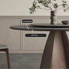 Table à manger ronde 150 cm avec plateau tournant