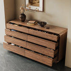 Buffet bas avec rangement fermé et plateau renforcé