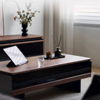 Table basse surbaissée avec éclairage intégré