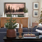 Ensemble meuble TV 173 cm et colonne assortie