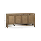 Ensemble meuble TV 173 cm et colonne assortie