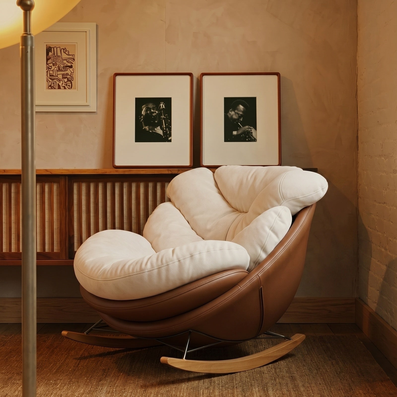 La mousse haute densité, c'est ce qui évite l'assise creusée